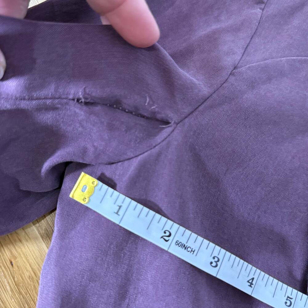 3/$20 Anthropologie Elevenses Blazer Jacket Open Front Purple women’s size 4 - Picture 6 of 11